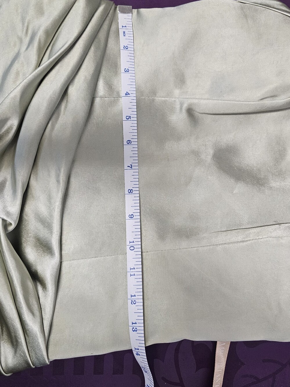 New Meshki Jasmine Strapless Satin Maxi Dress - Sage Size S $255 - Picture 12 of 14